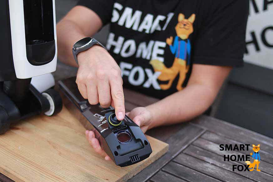 Der Frischwassertank des S5